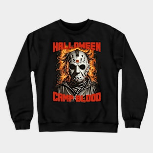 Camp Blood Halloween Crewneck Sweatshirt